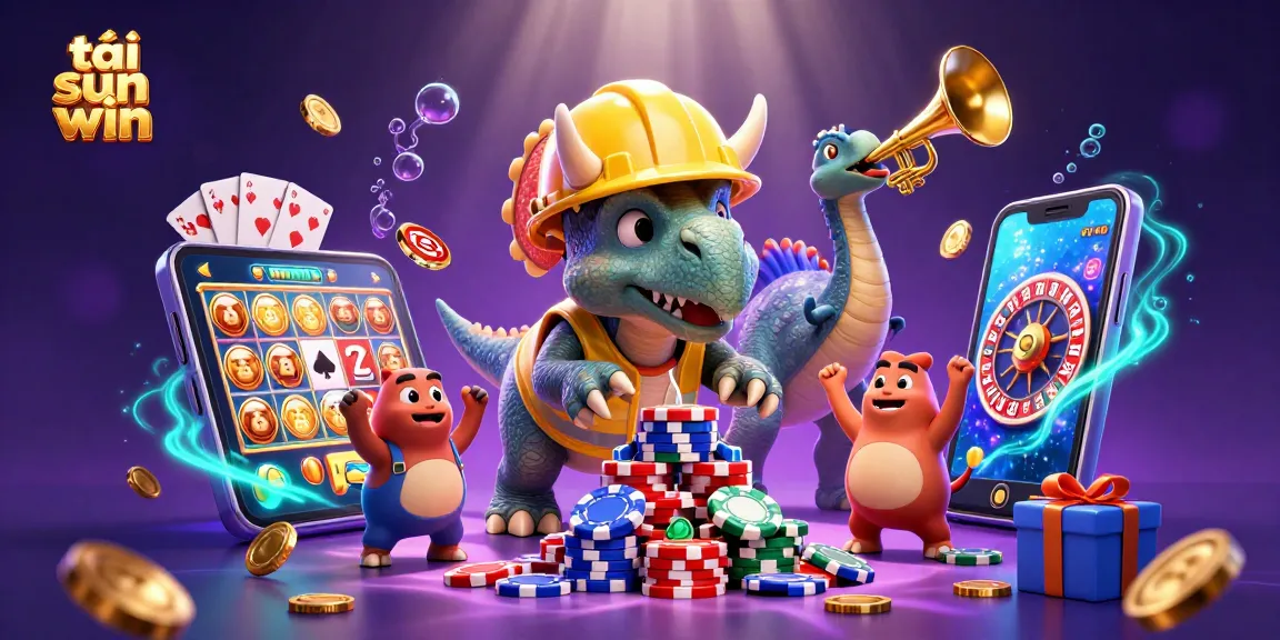 Engage and win with tải sun win at this vibrant casino adventure featuring a unique 3D scene.